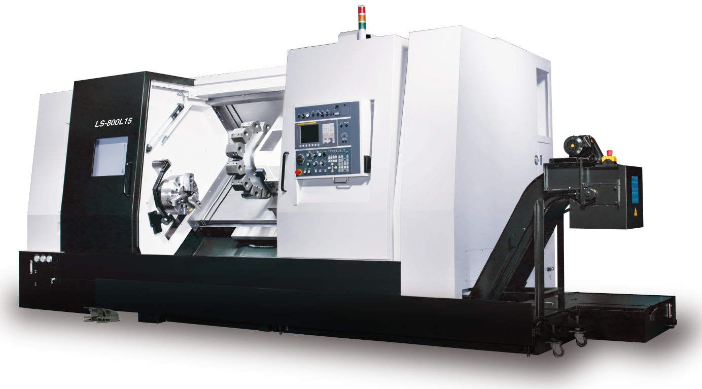 A Large Machine Is Sitting on A White Surface.