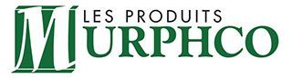 Un logo vert et blanc pour murphco sur fond blanc