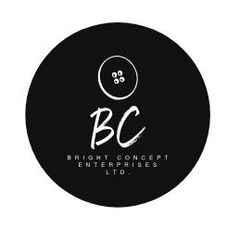 Black circular logo with white “BC” and “Bright Concept Enterprises Ltd.” text on a dark background