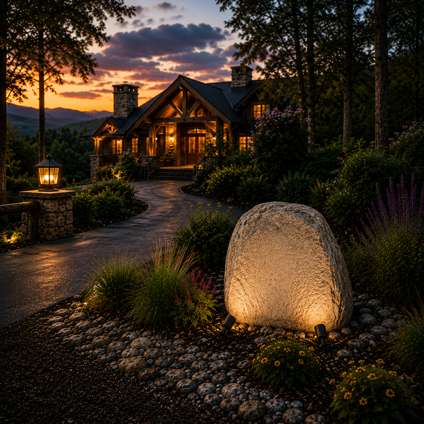 Cabin Nameplate size boulder