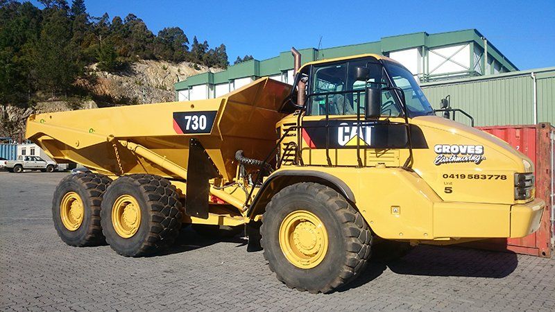After Heavy Equipment Re-Painting — Wivenhoe, TAS — Brianna