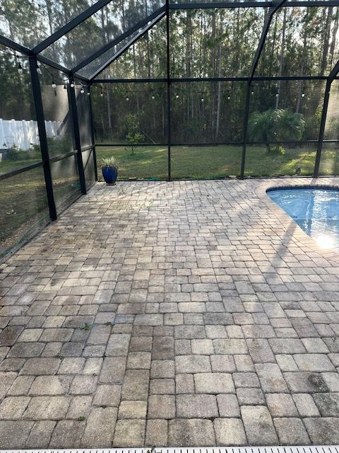 Before Pool Paver Cleaning — Fernandina Beach, FL — Reynolds