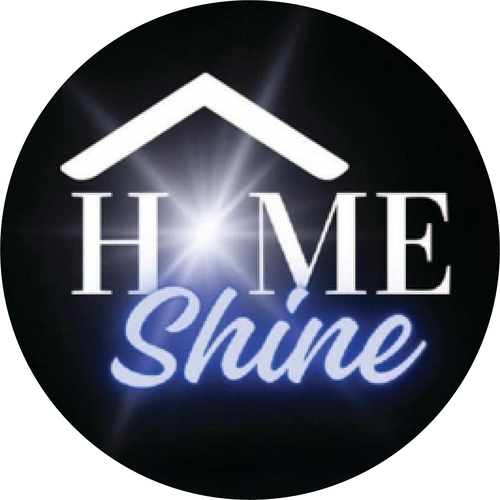 A logo for a company called home shine