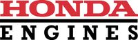 The honda engines logo is red and black on a white background.