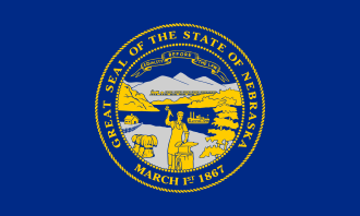 Nebraska Flag;