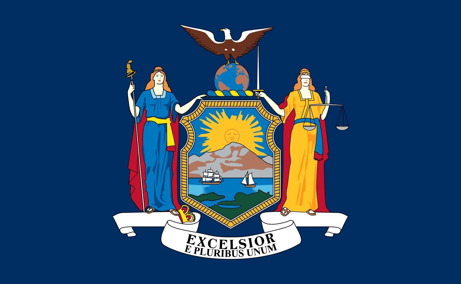 New York Flag;