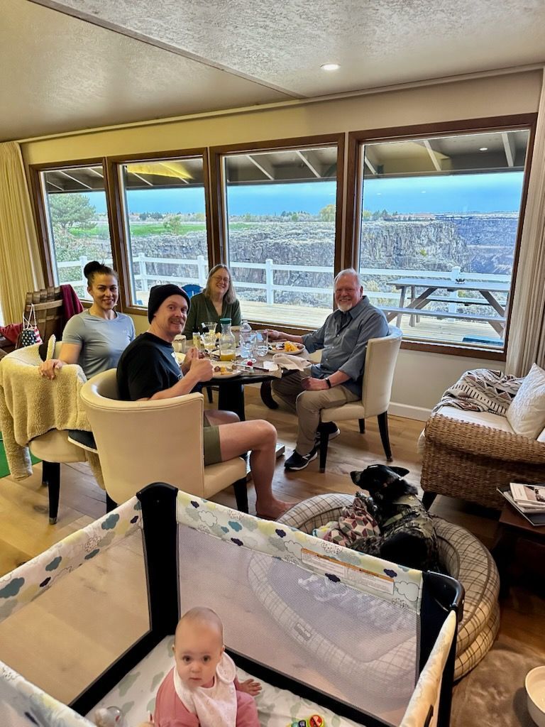 family eating