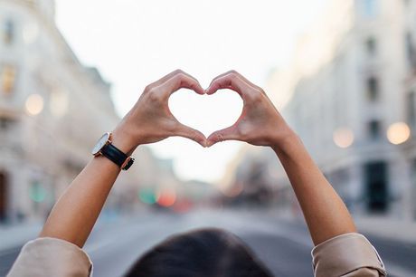heart shape hands