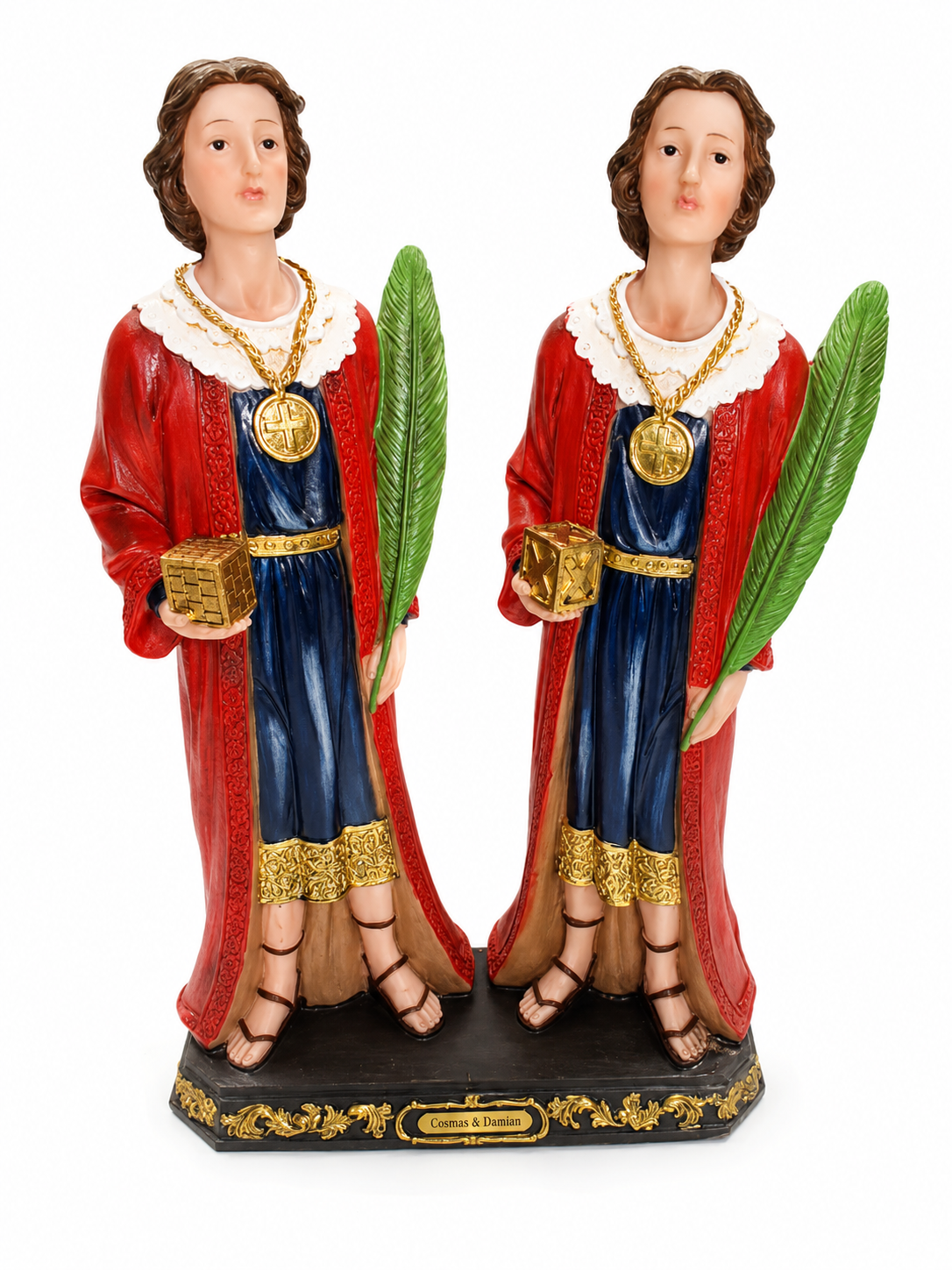 Saints Cosmas & Damian statue