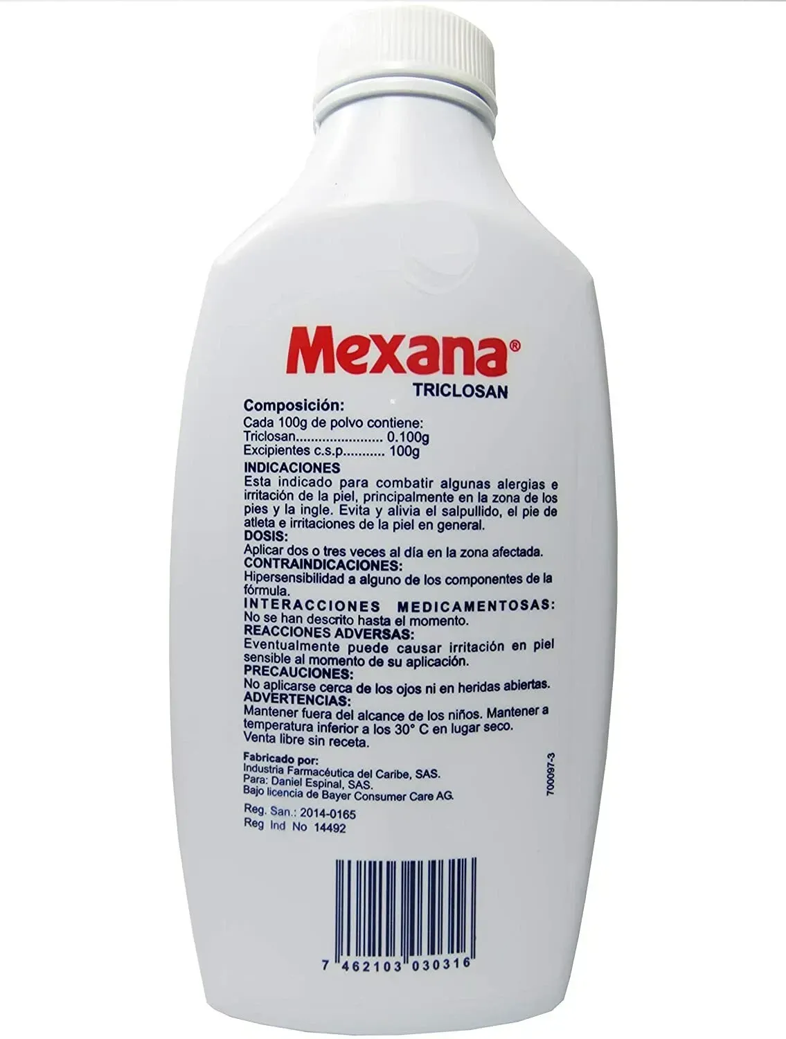 Infaca Mexana Medicated Powder 3 Oz