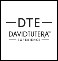 Black-and-white DTE logo with “DAVIDTUTERA EXPERIENCE” text underneath