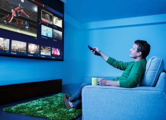 Watch videos and films on high definition digital television