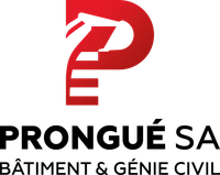 Logo PRONGUÉ SA avec sous-titre 