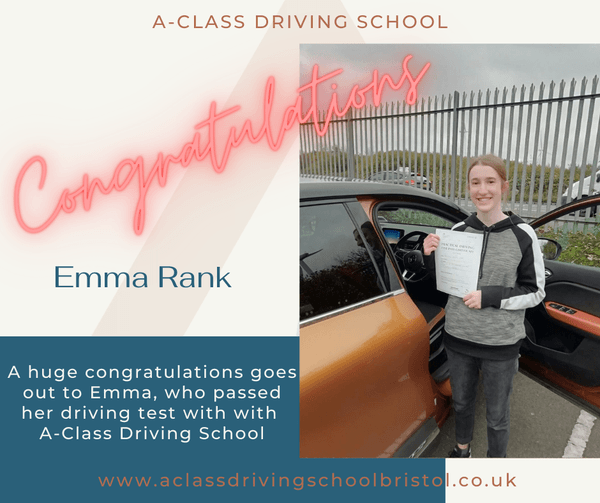 passing students show their pass certificate after their driving test at a-class driving school