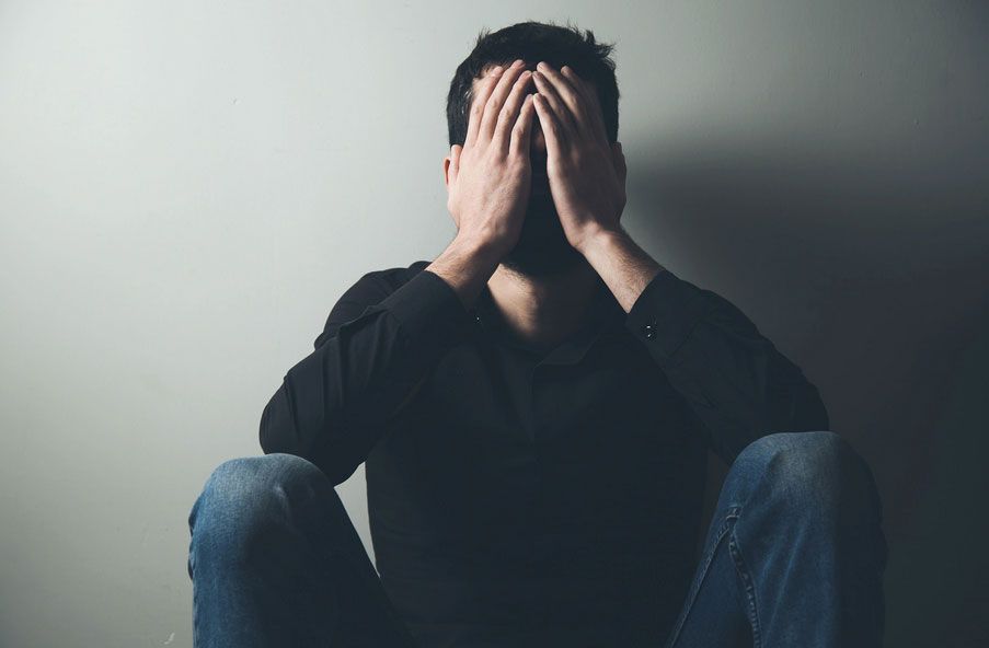 Sad man