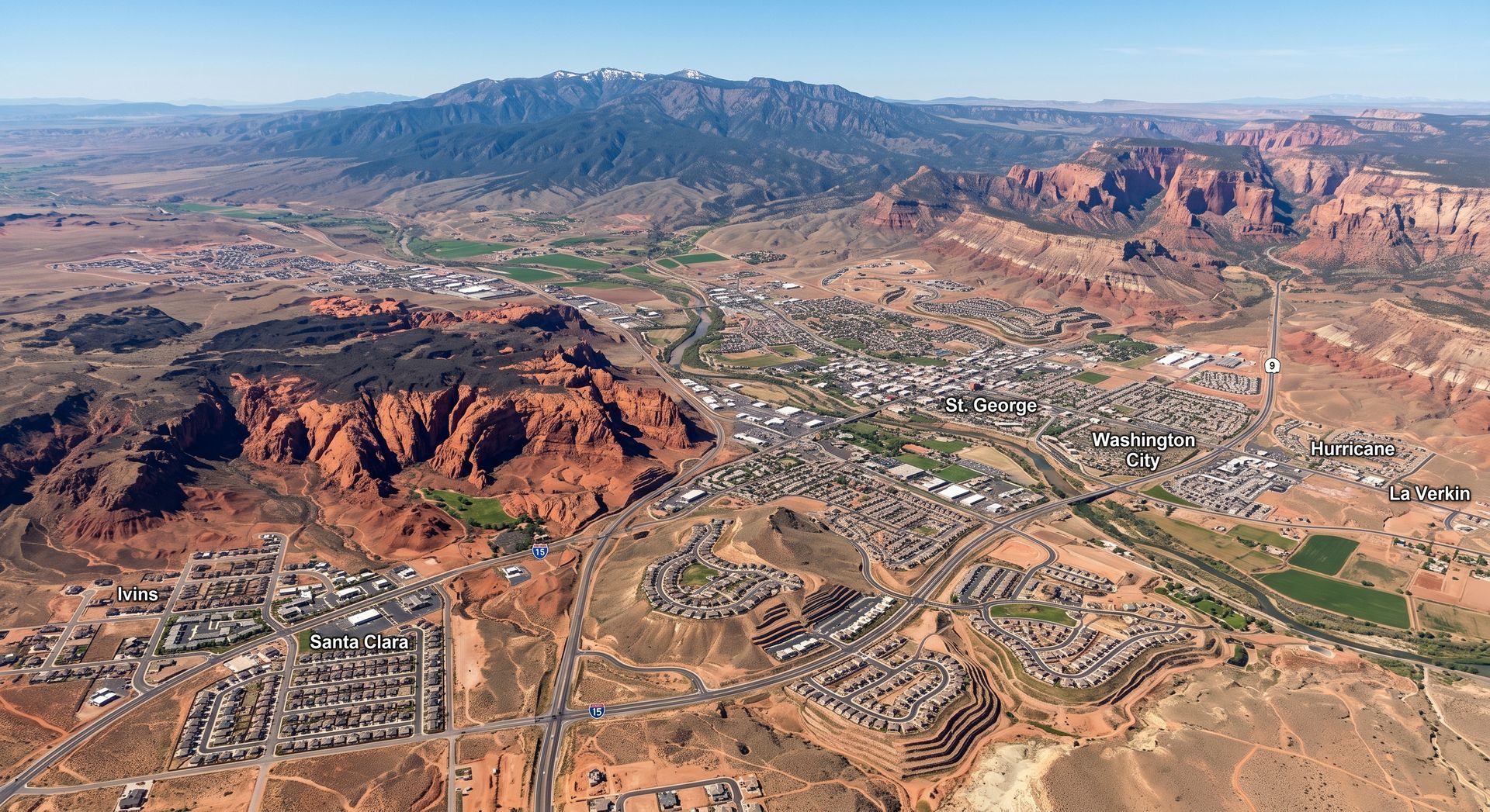 Washington County Utah Real Estate and homes with mountain views