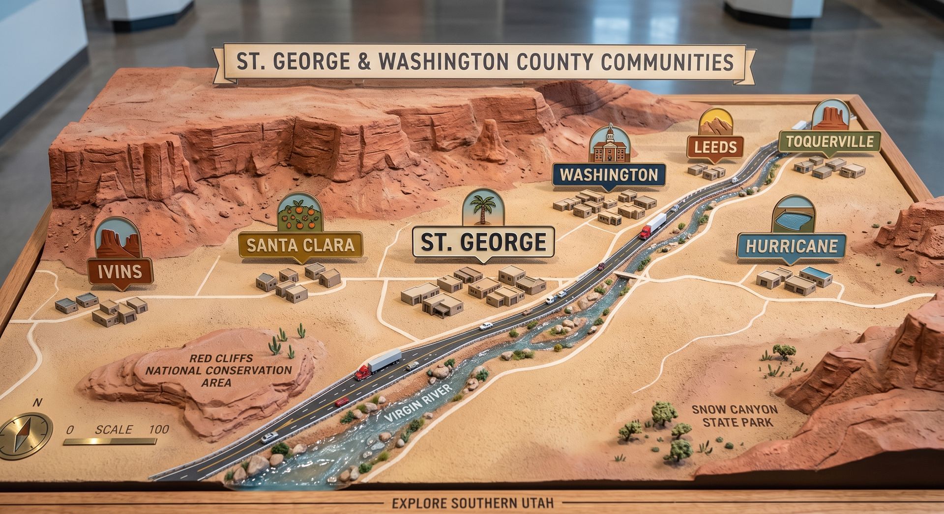 Homebuyers touring St George Utah real estate property