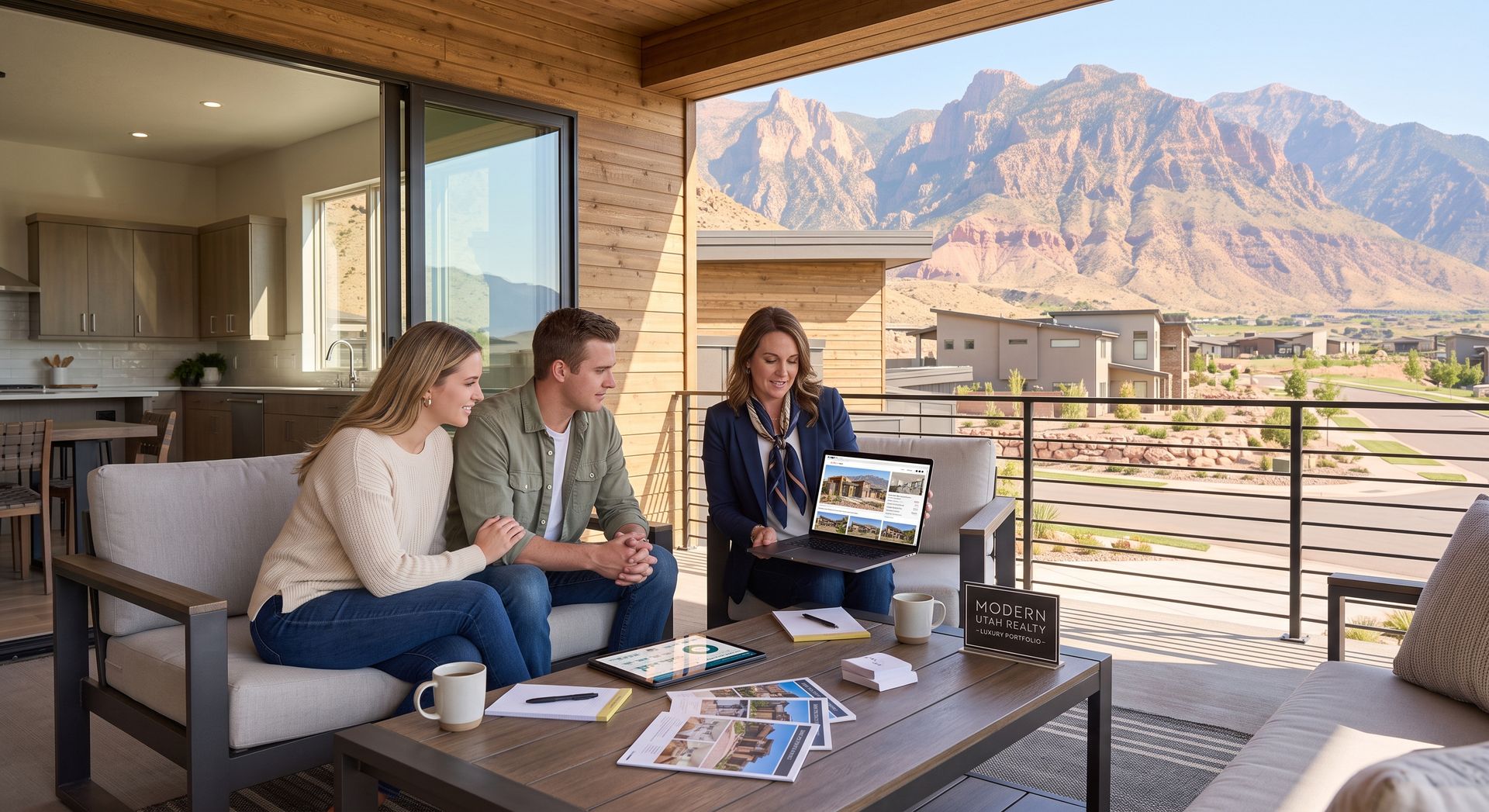 real estate agent helping buyers find Utah homes for sale