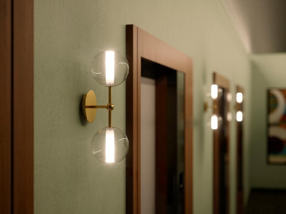 Cangini & Tucci lampade applique hotel Colombo Illuminazione Novar