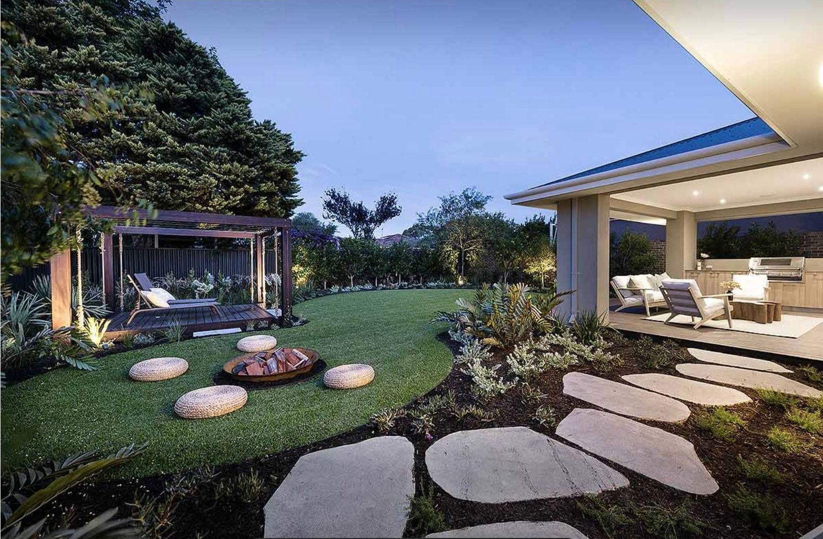 Circular Flower Bed — Campvale, NSW — Campvale Landscape Supplies