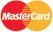 MasterCard logo in red and orange circles with white text
