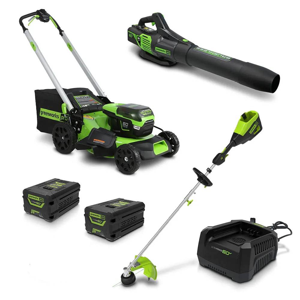 A Group Of Lawn Mower And Hedge Trimmers On A White Background — Mid Coast Mowers In Taree, NSW
