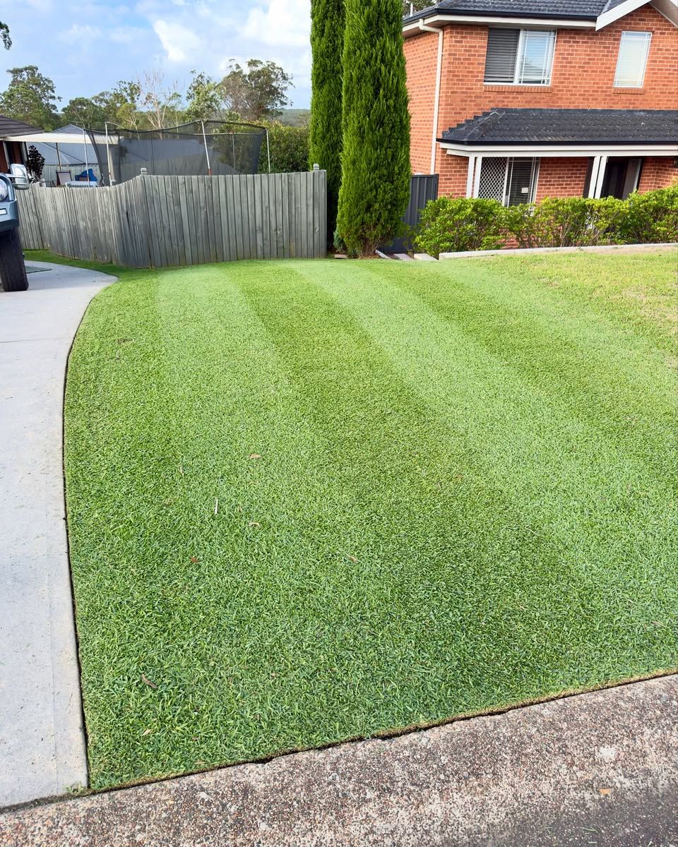 Green, Healthy Lawn — Mow & Mulch Lawn & Garden Maintenance In Salamander Bay, NSW
