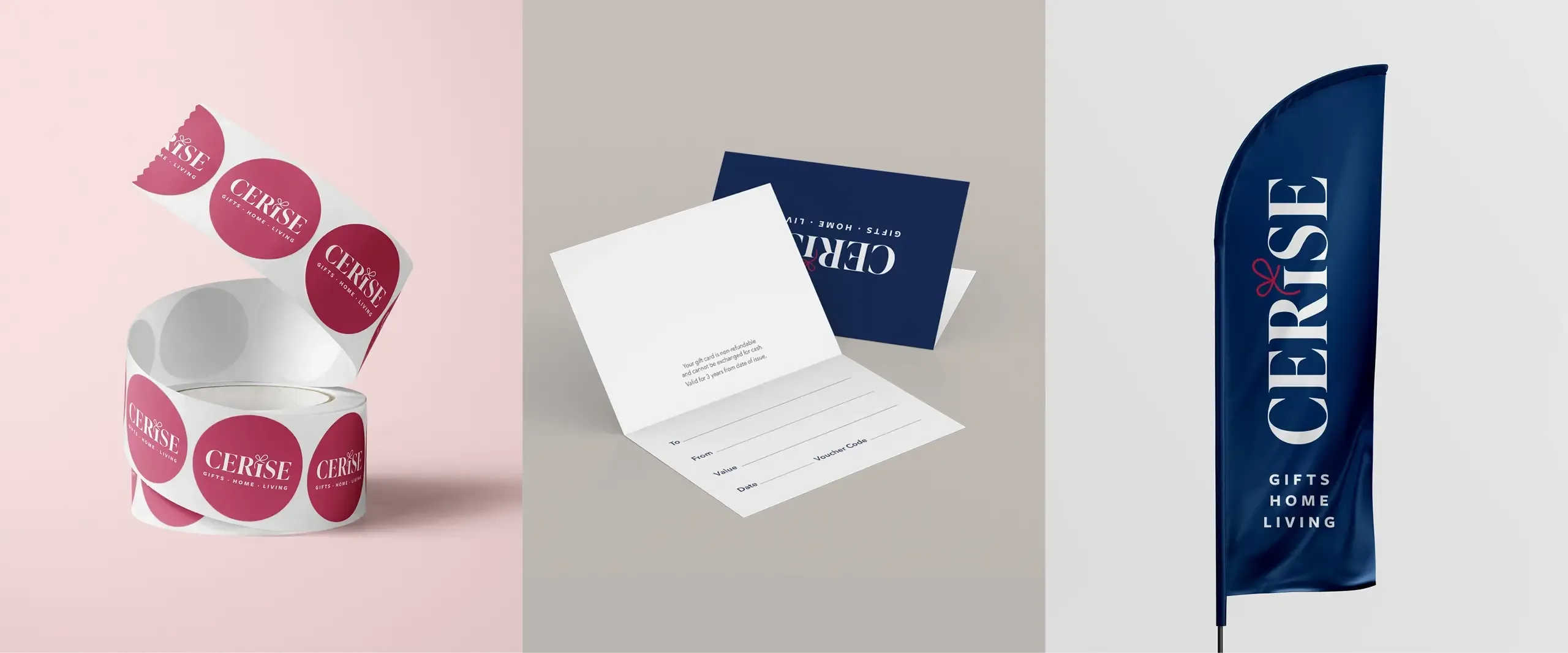 Cerise branding by Vanilla Hayes Ltd in Blenheim, New Zealand
