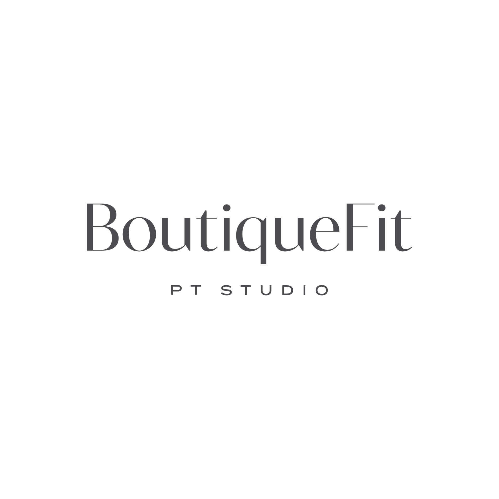 BoutiqueFit PT Studio logo designed by Vanilla Hayes