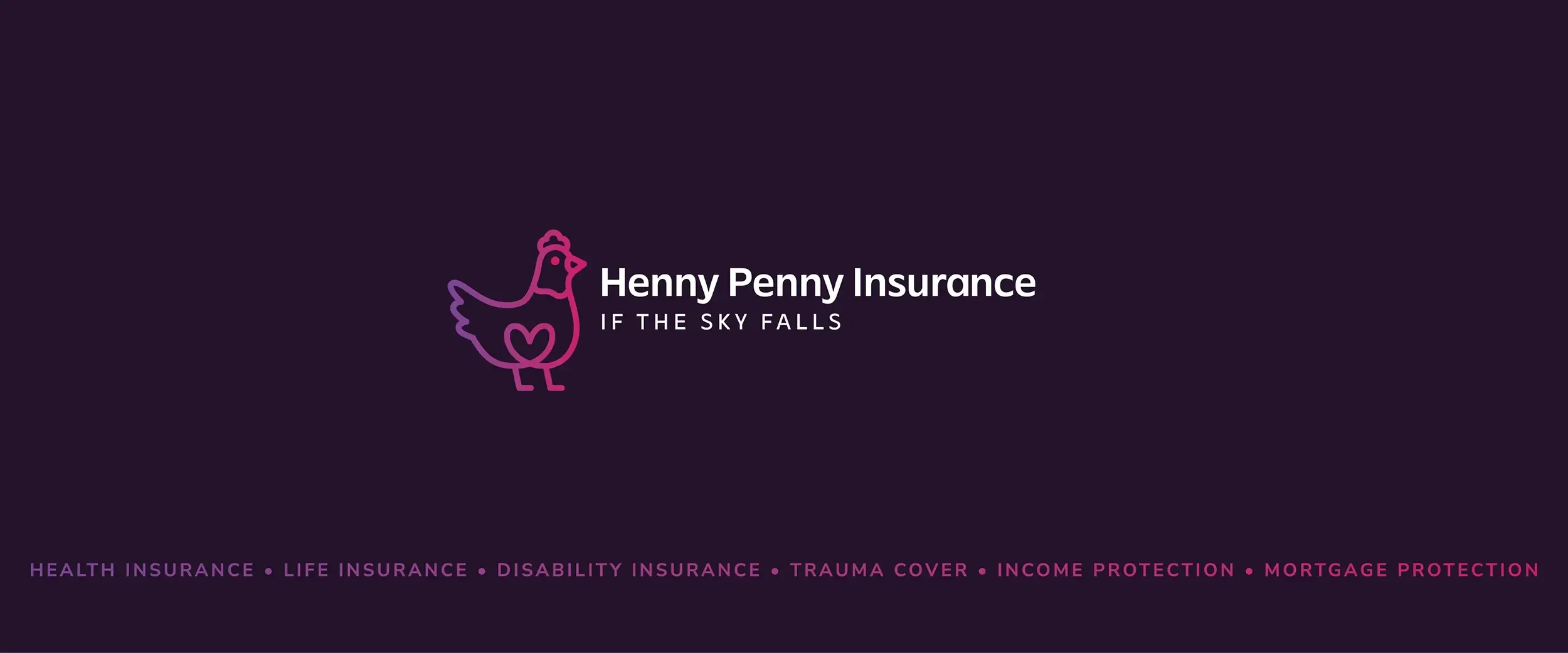 Henny Penny Insurance branding by Vanilla Hayes Ltd in Blenheim, New Zealand