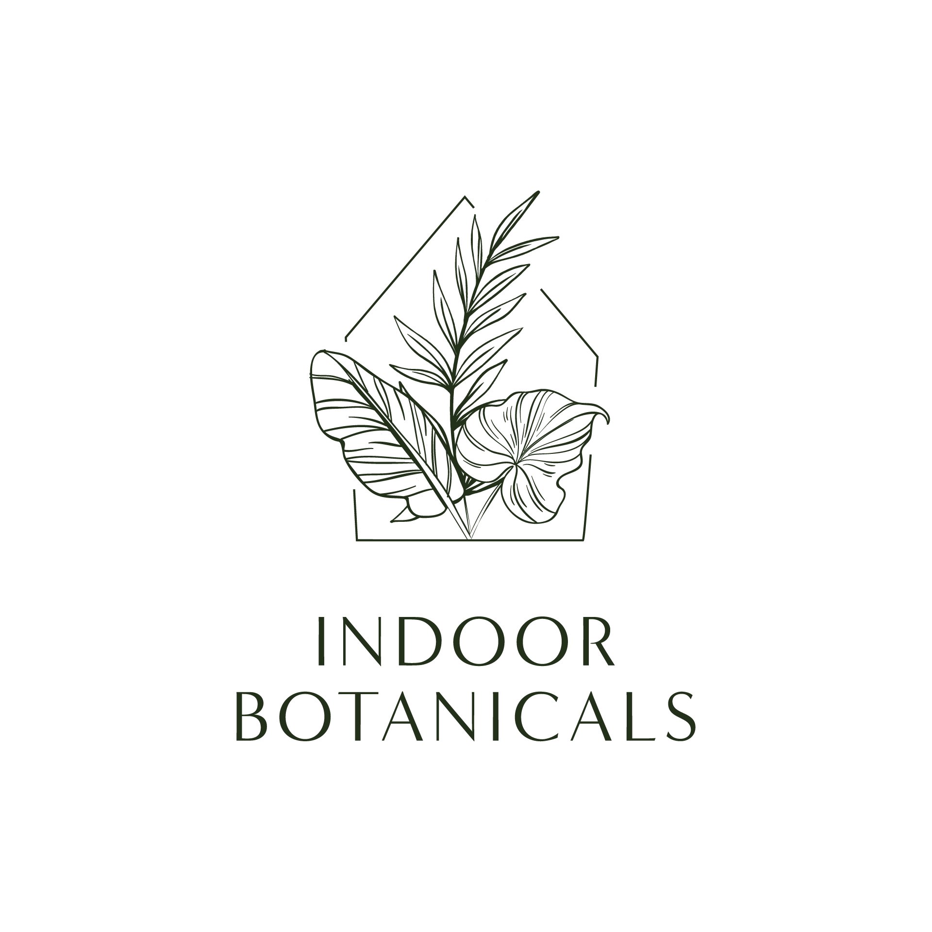 Indoor Botanicals logo designed By Vanilla Hayes