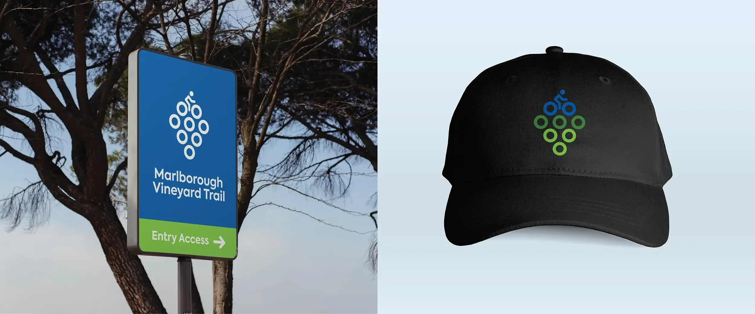 Marlborough Vineyard Trail branding by Vanilla Hayes Ltd in Blenheim, New Zealand