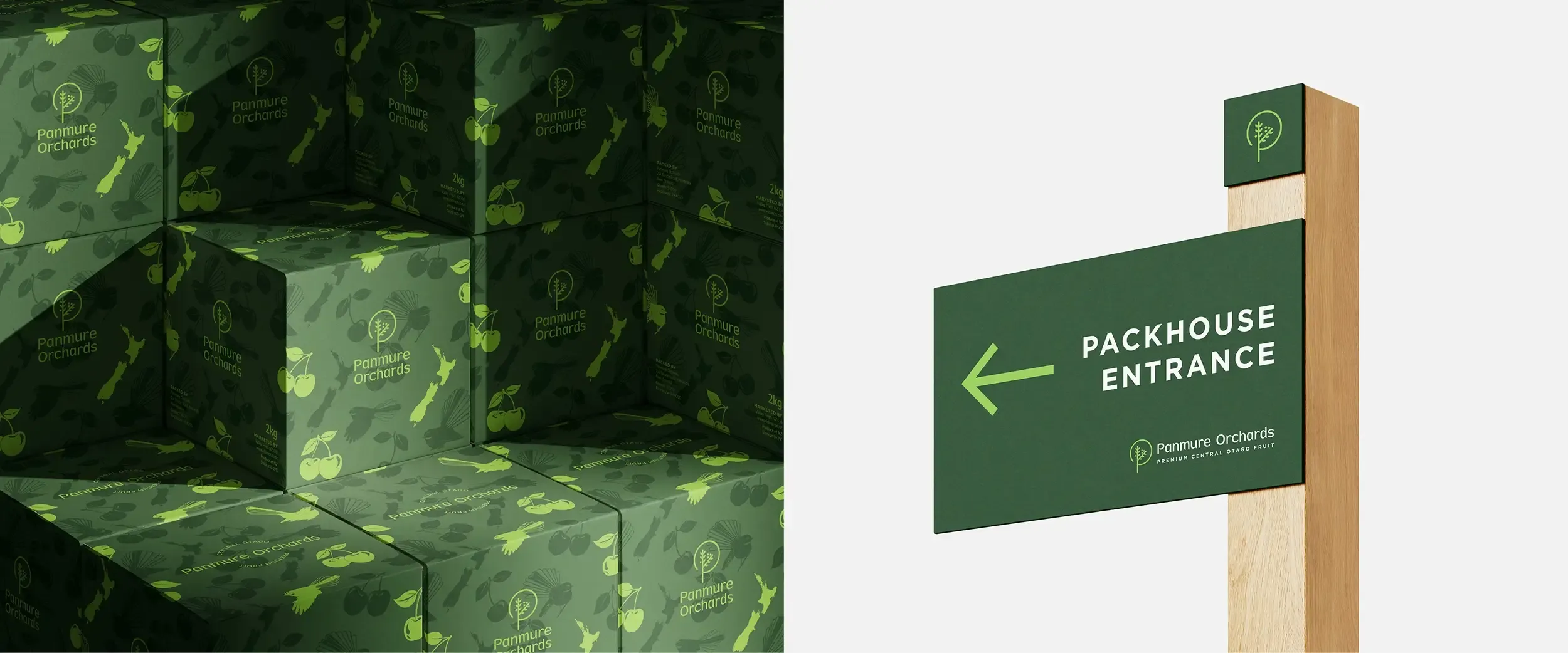 Panmure Orchards branding by Vanilla Hayes Ltd in Blenheim, New Zealand