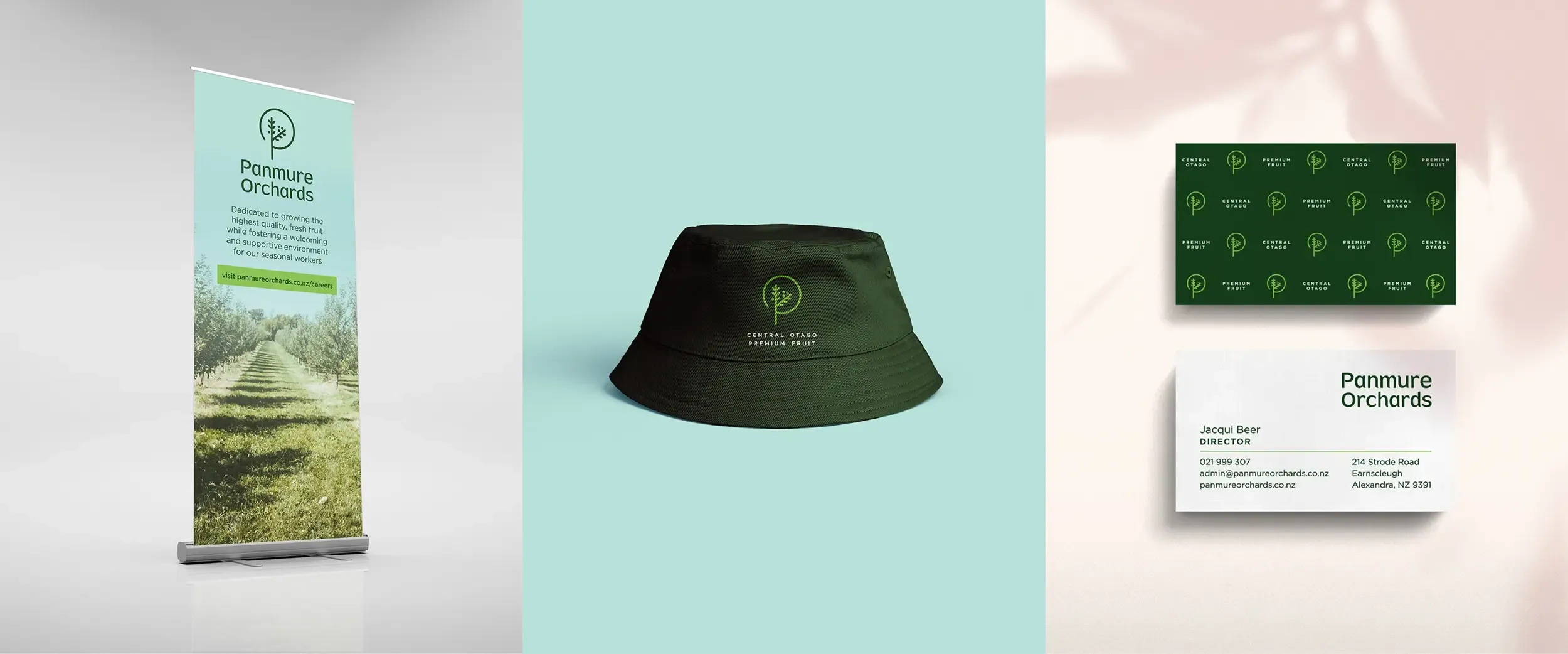 Panmure Orchards branding by Vanilla Hayes Ltd in Blenheim, New Zealand