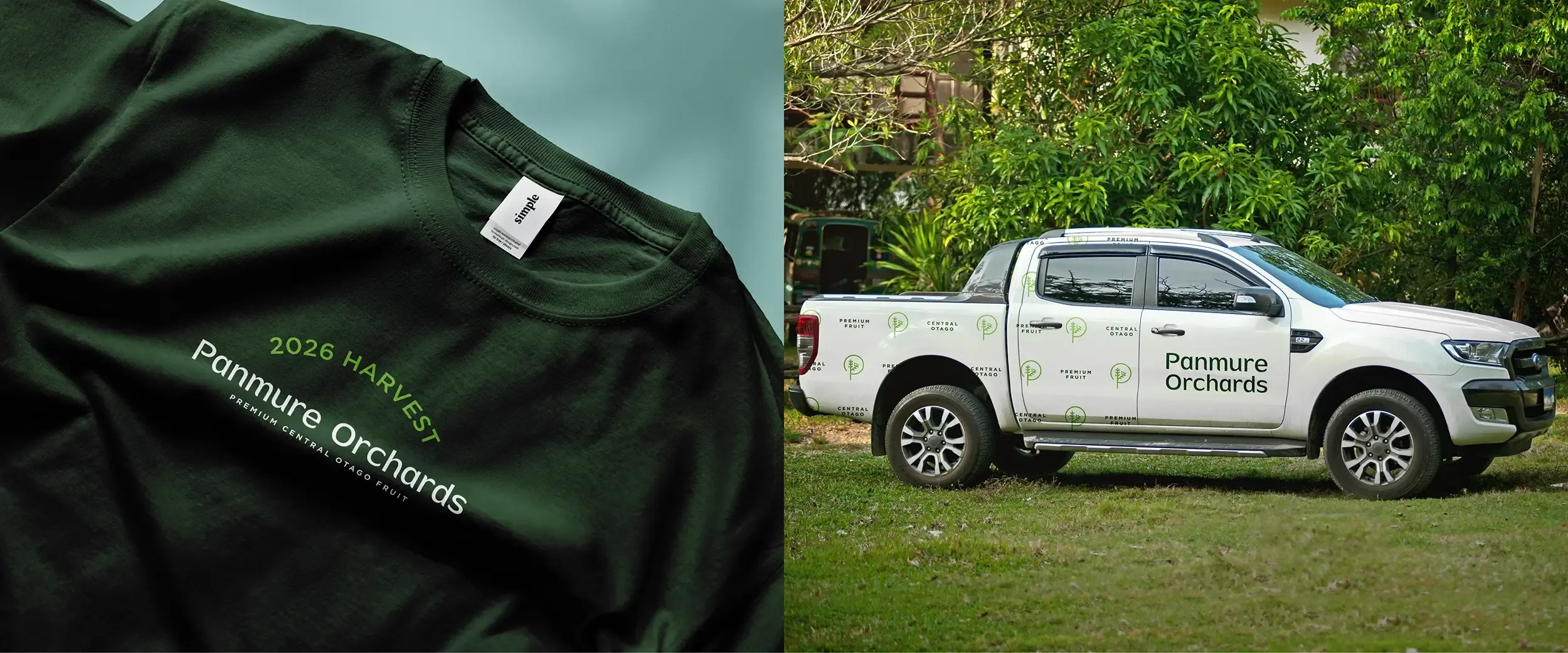 Panmure Orchards branding by Vanilla Hayes Ltd in Blenheim, New Zealand