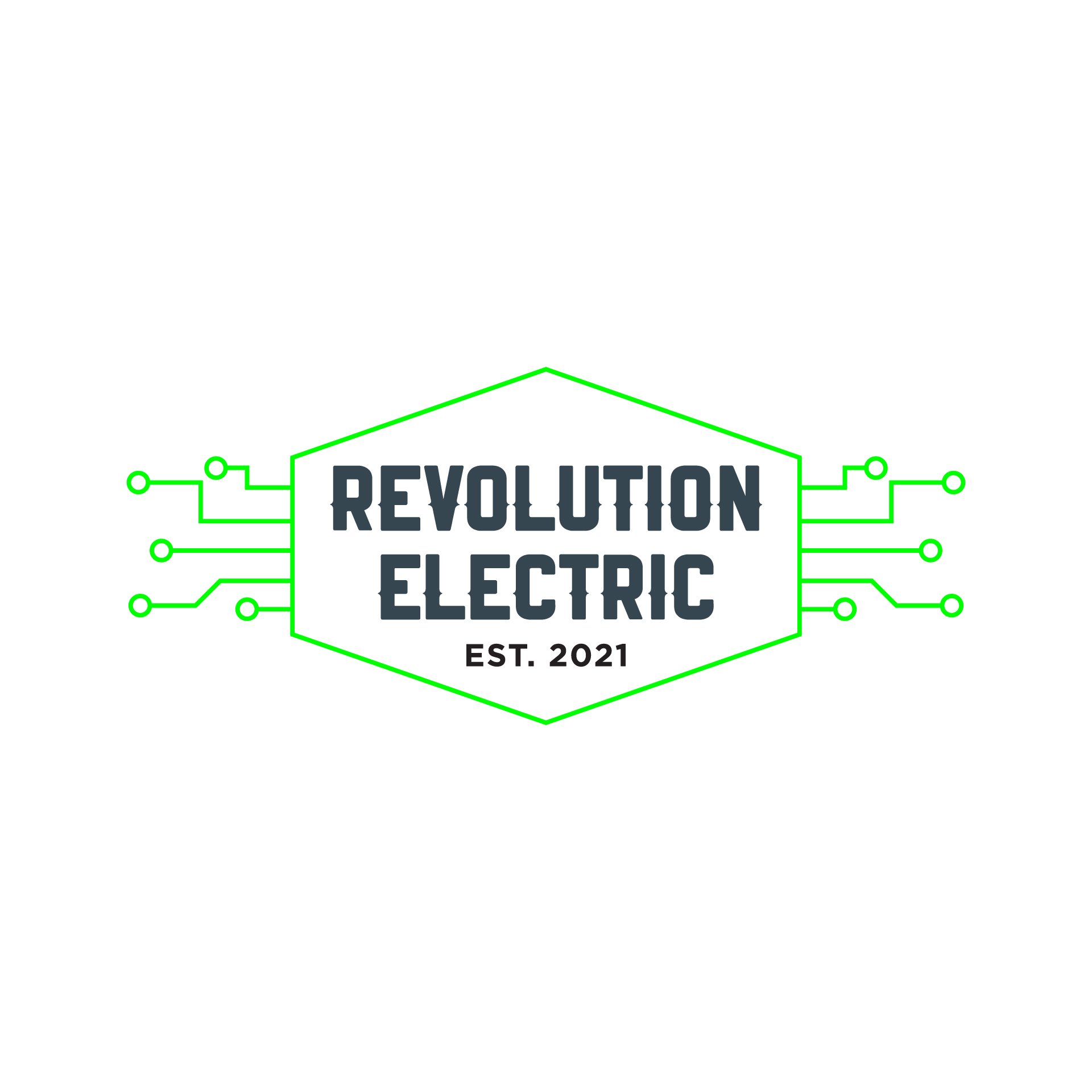 Revolution Electric logo designed By Vanilla Hayes