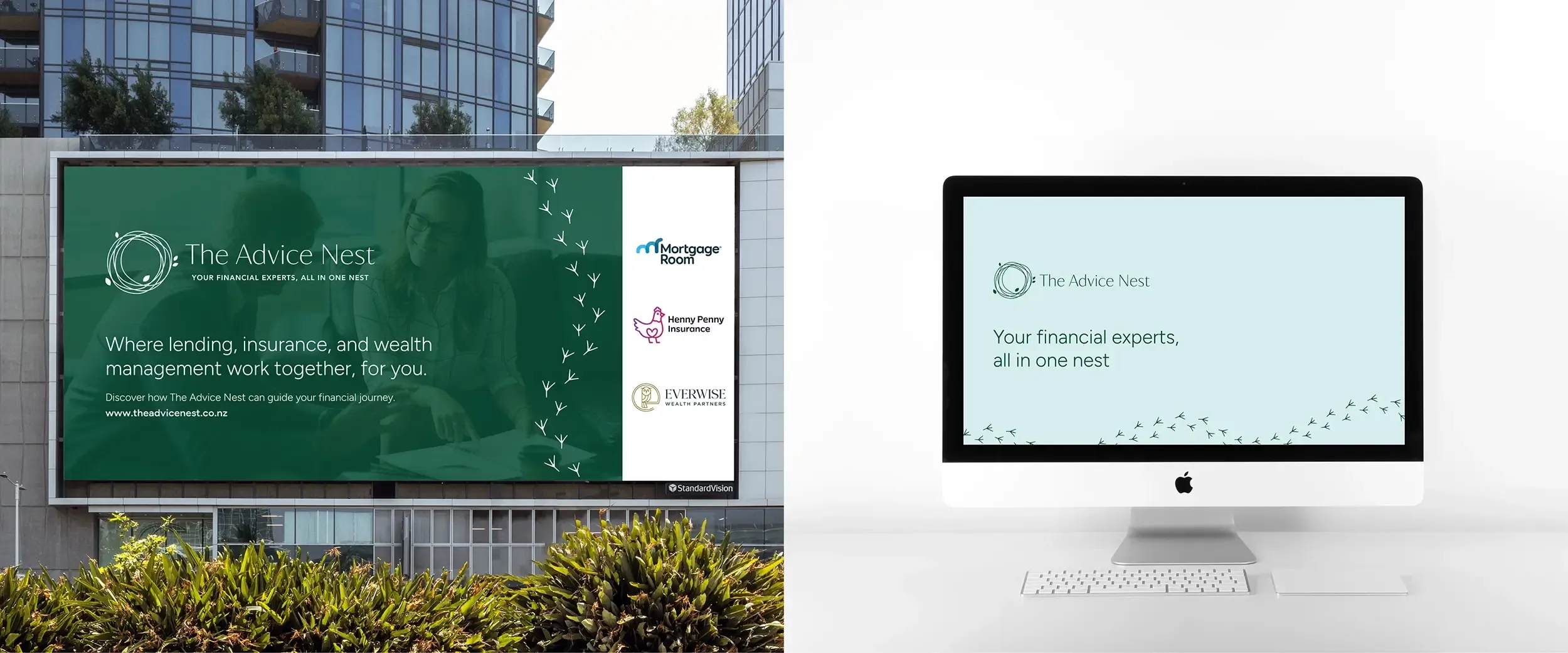 The Advice Nest branding by Vanilla Hayes Ltd in Blenheim, New Zealand