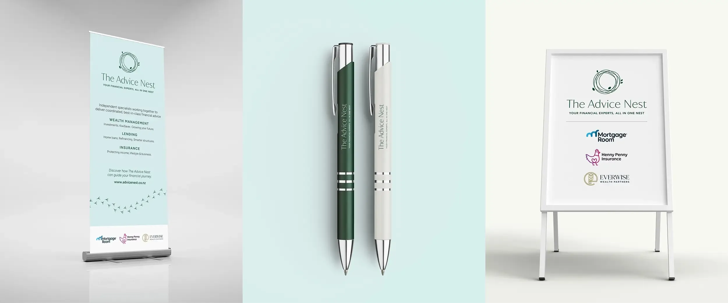 The Advice Nest branding by Vanilla Hayes Ltd in Blenheim, New Zealand