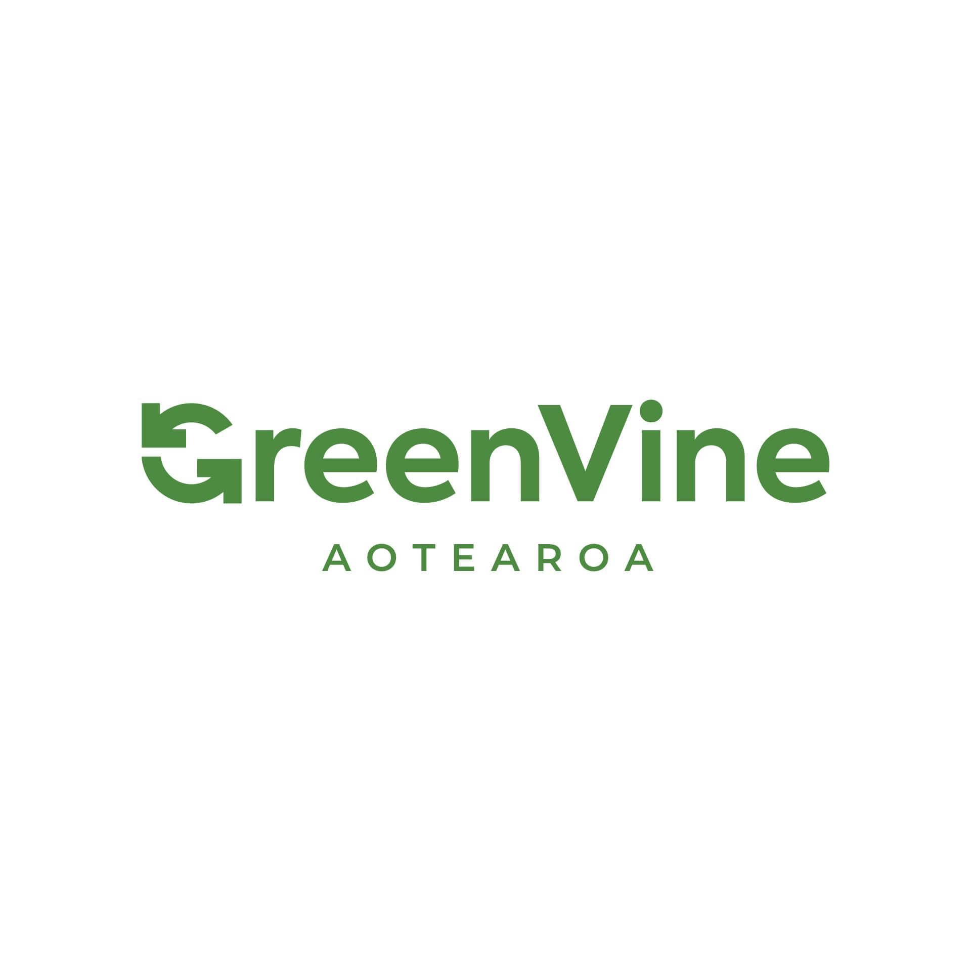 Greenvine Aotearoa logo designed by Vanilla Hayes