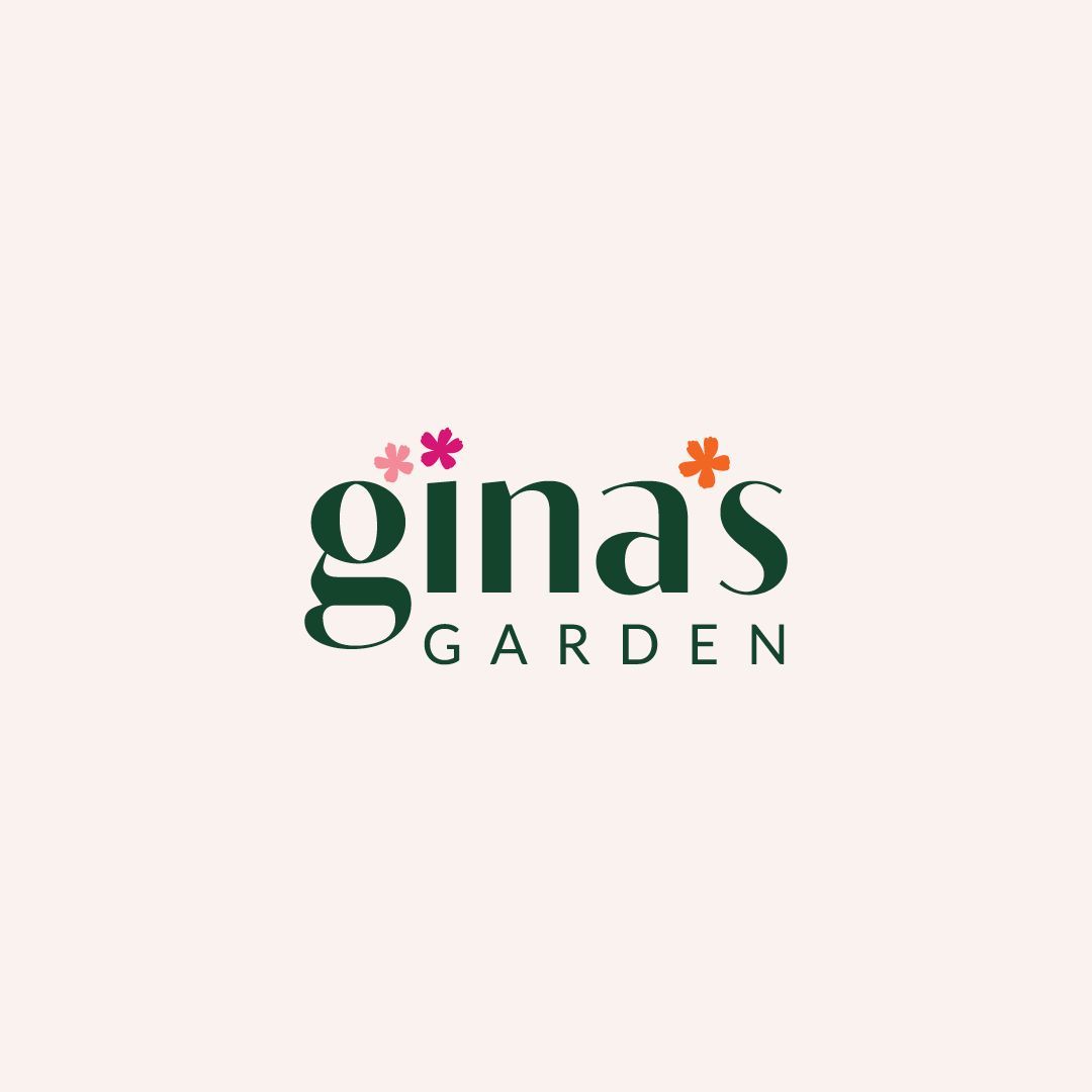 Ginas Garden logo designed By Vanilla Hayes
