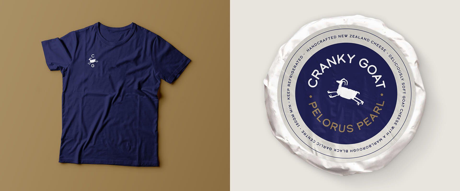 Cranky Goat branding by Vanilla Hayes Ltd in Blenheim, New Zealand