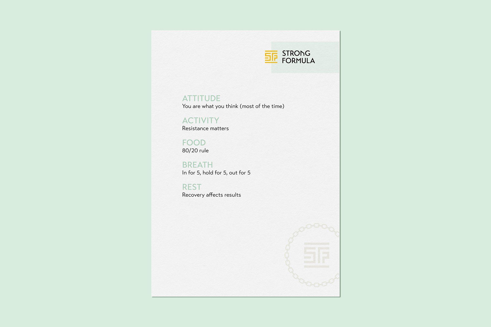 Strong Formula branding by Vanilla Hayes Ltd in Blenheim, New Zealand