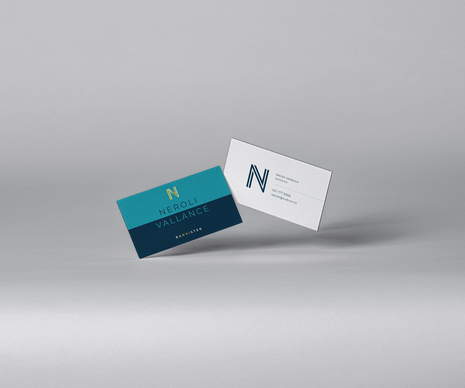 Neroli Vallance Barrister branding by Vanilla Hayes Ltd in Blenheim, New Zealand