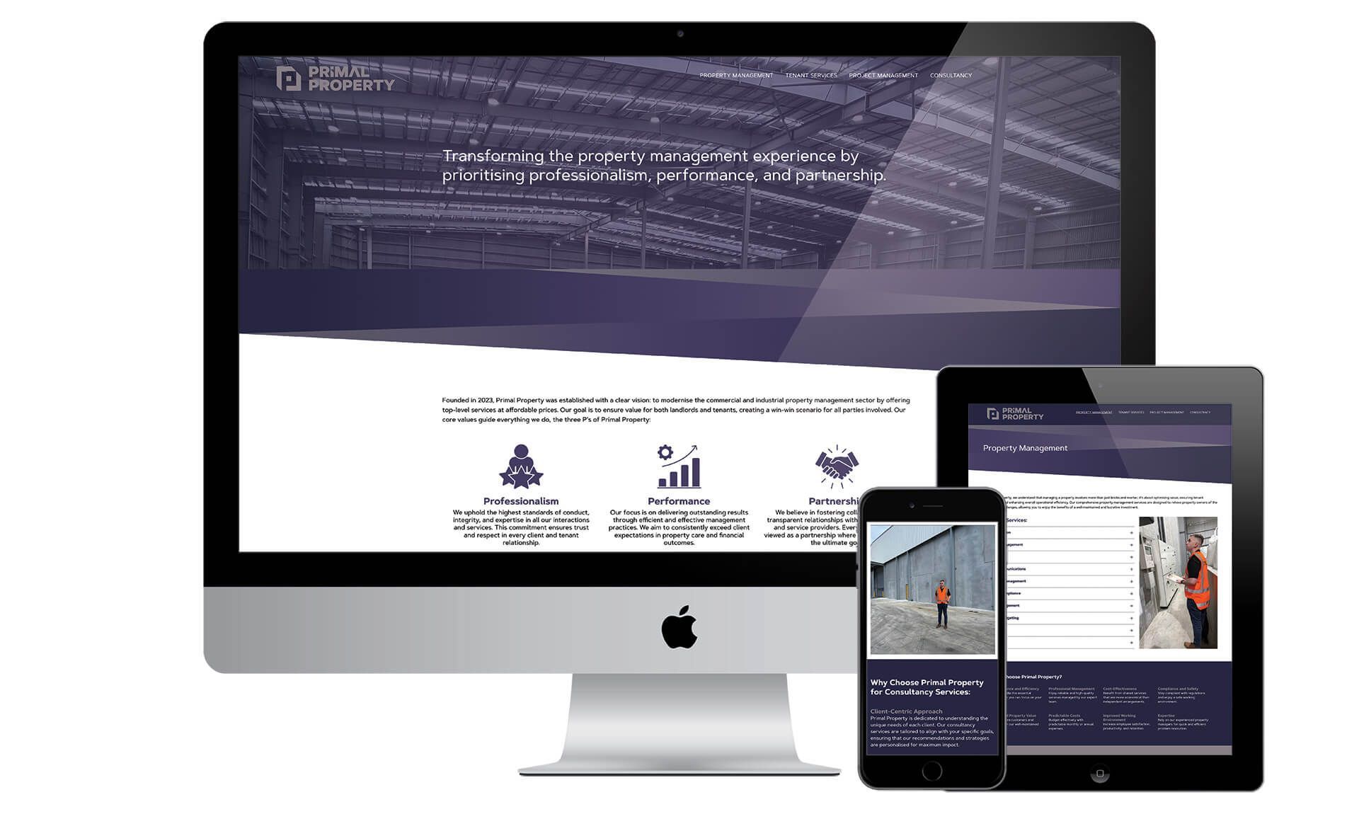 Primal Property website designed by Vanilla Hayes - creative design studio in Blenheim, Marlborough, New Zealand