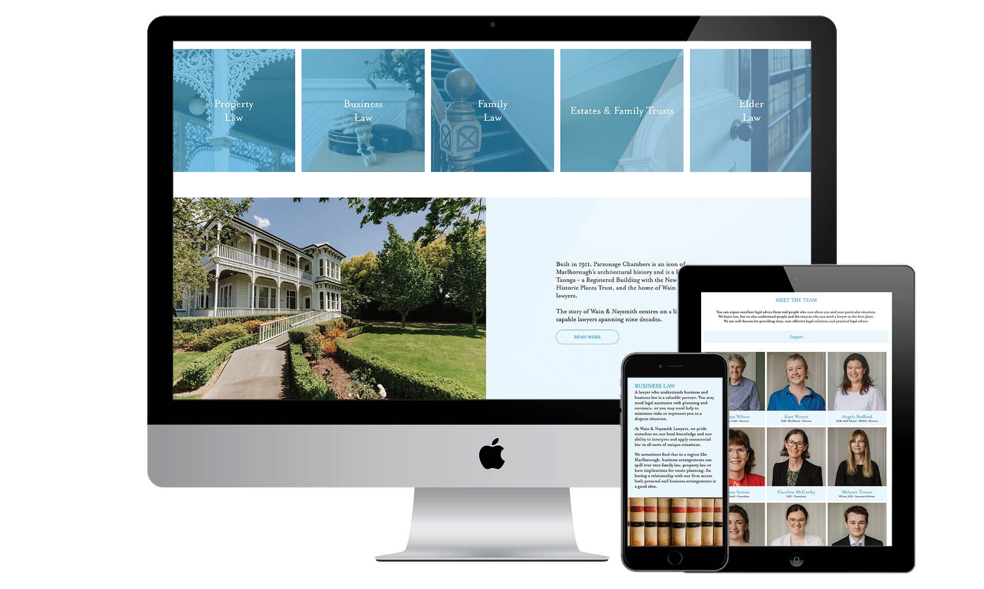 Wain & Naysmith - website designed by Vanilla Hayes creative design studio in Blenheim, Marlborough, New Zealand