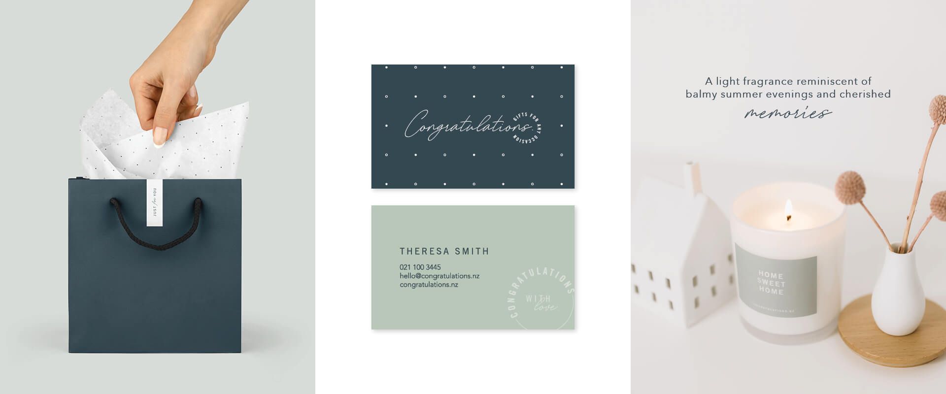 Congratulations branding by Vanilla Hayes Ltd in Blenheim, New Zealand