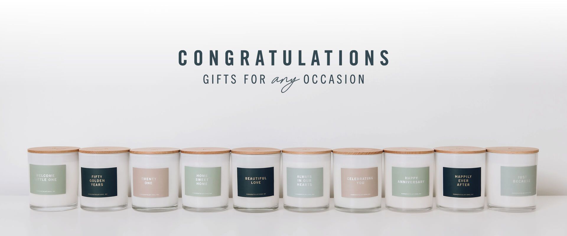 Congratulations branding by Vanilla Hayes Ltd in Blenheim, New Zealand