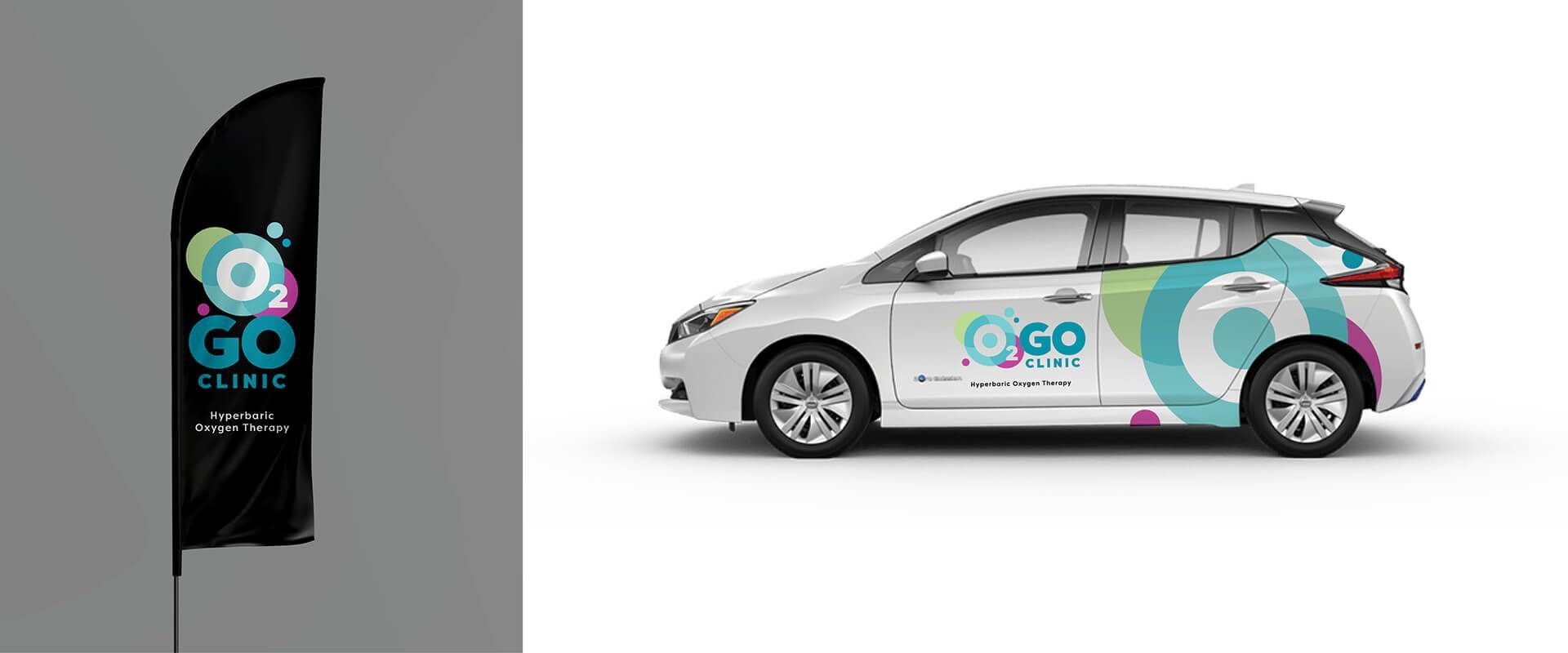 O2GO Clinic branding by Vanilla Hayes Ltd in Blenheim, New Zealand