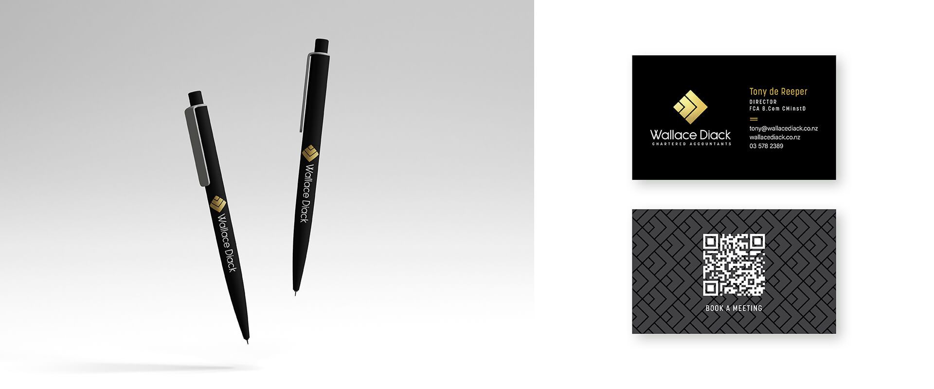 Wallace Diack branding by Vanilla Hayes Ltd in Blenheim, New Zealand