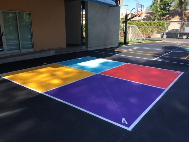 A parking lot with a sign that says no parking